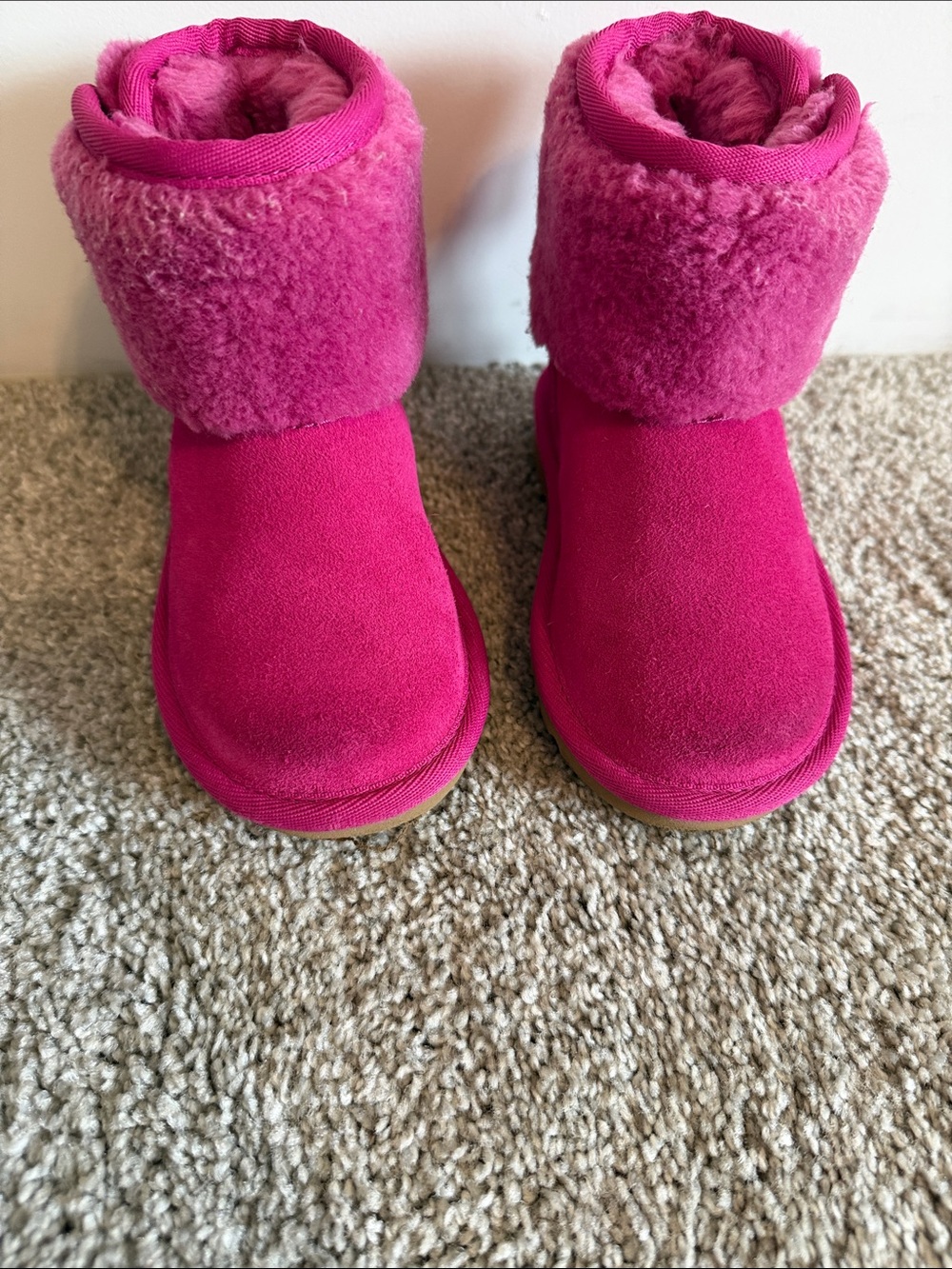 UGG Kids Classic Jona Luxury Boot Hot Pink